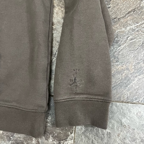 Nike Air Jordan x Cactus Jack Hoodie Palomino Mens Brown Travis Scott Sz S NEW - Picture 5 of 7